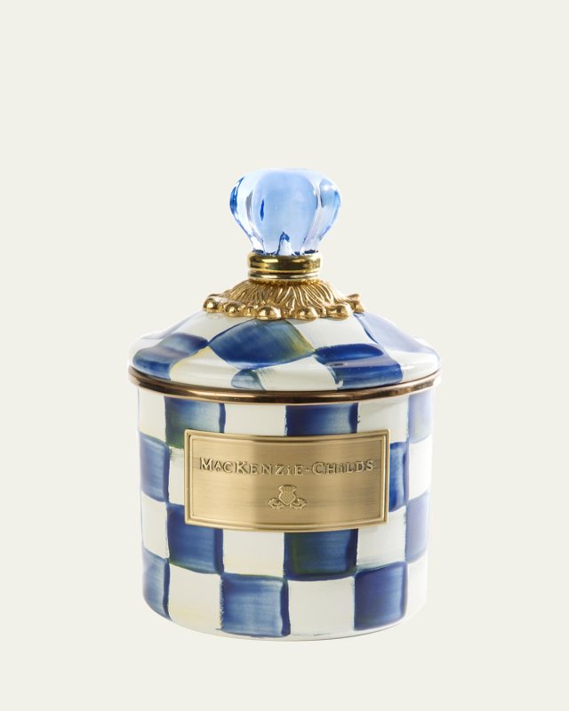 Royal Check Enamel Canister